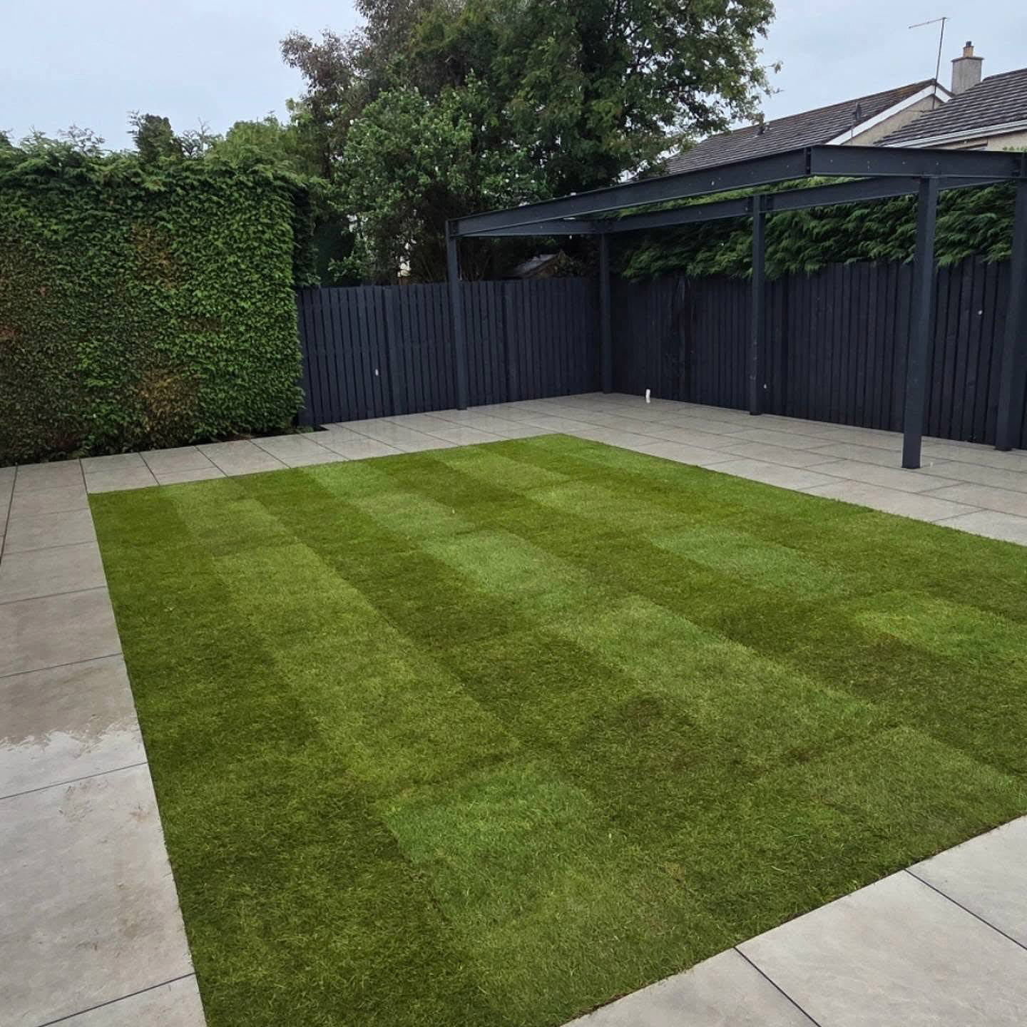 Turfing in Eskbank: after