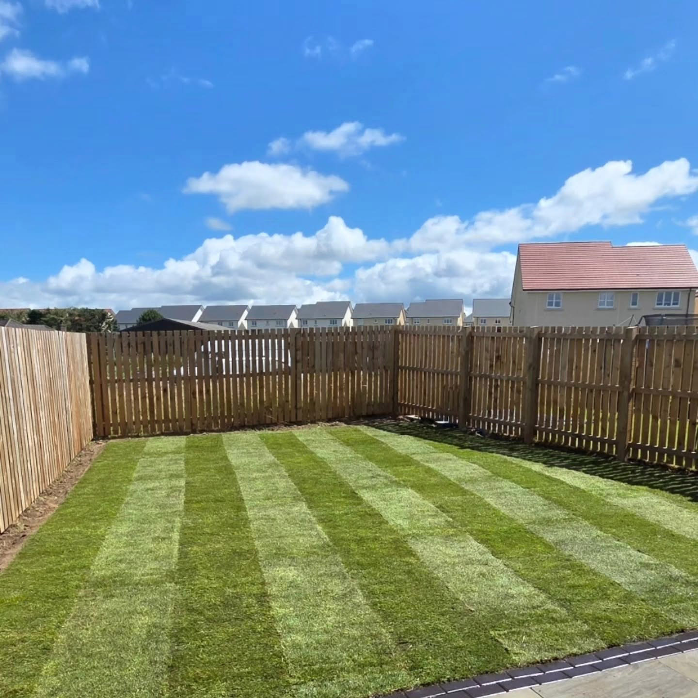 Turfing in East Calder
